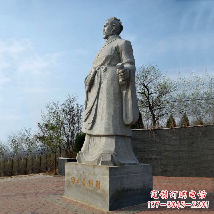 太原中国荆轲铜雕塑,给景区广场趣味增添历史感