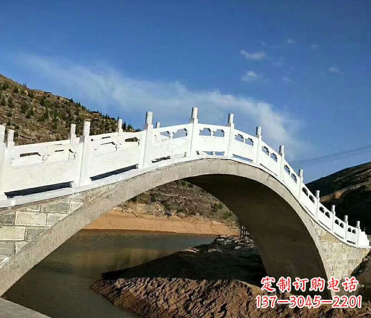 太原卓越之作:汉白玉拱桥雕塑