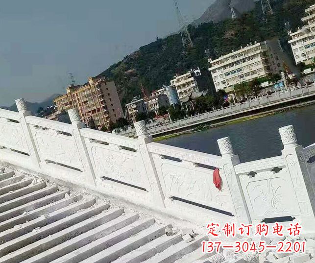 太原山东汉白玉栏板石雕