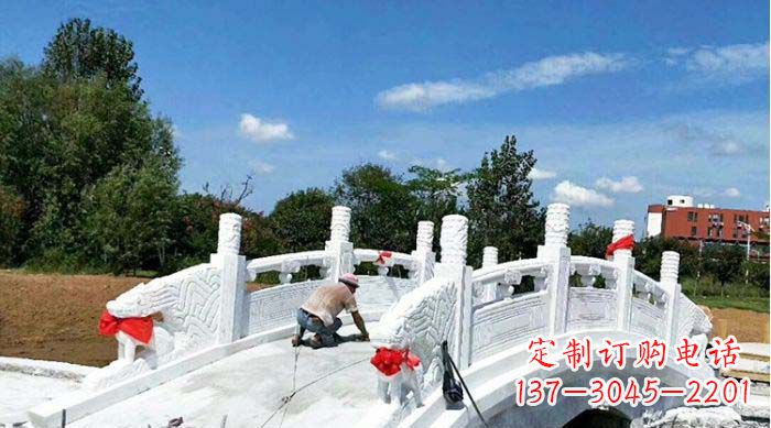 太原标题:领雕塑——最具艺术魅力的汉白玉石雕拱桥