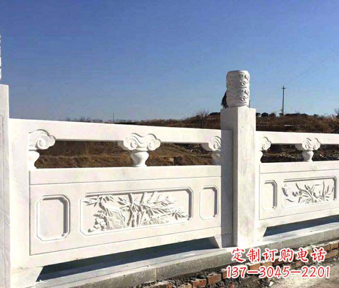 太原泰安中领雕塑汉白玉石浮雕栏板