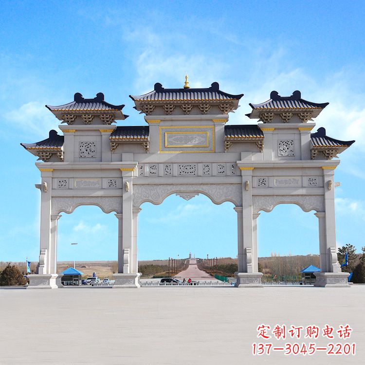 太原牌坊雕塑定制,让您的景点更出彩