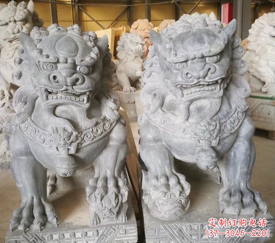 太原南方石狮子雕塑,传承古典工艺