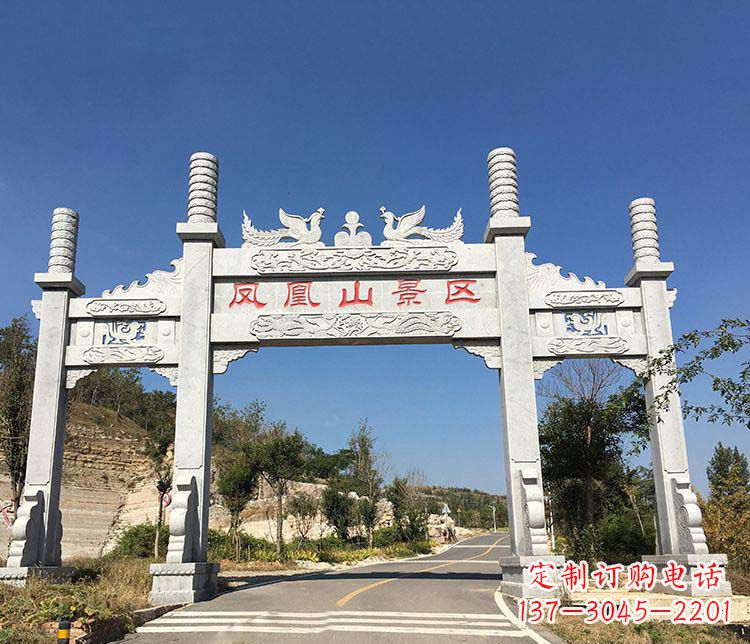 太原中领雕塑:高质量牌坊石雕