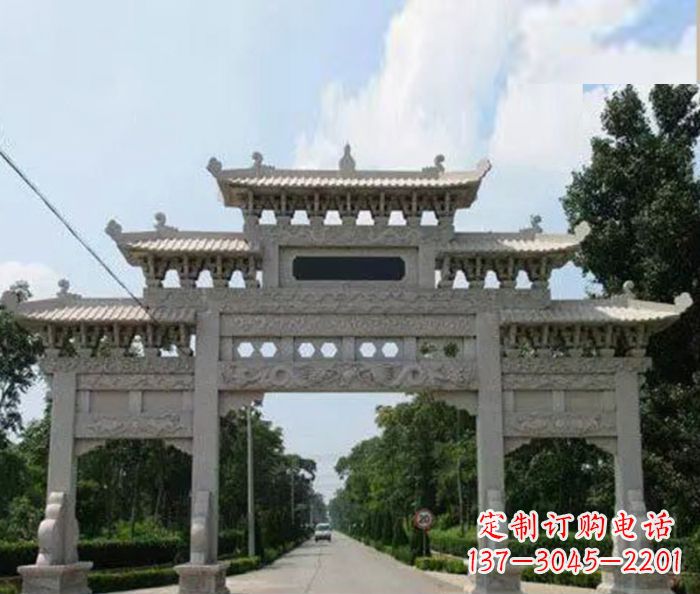 太原高品质牌坊石雕,专为客户量身定制