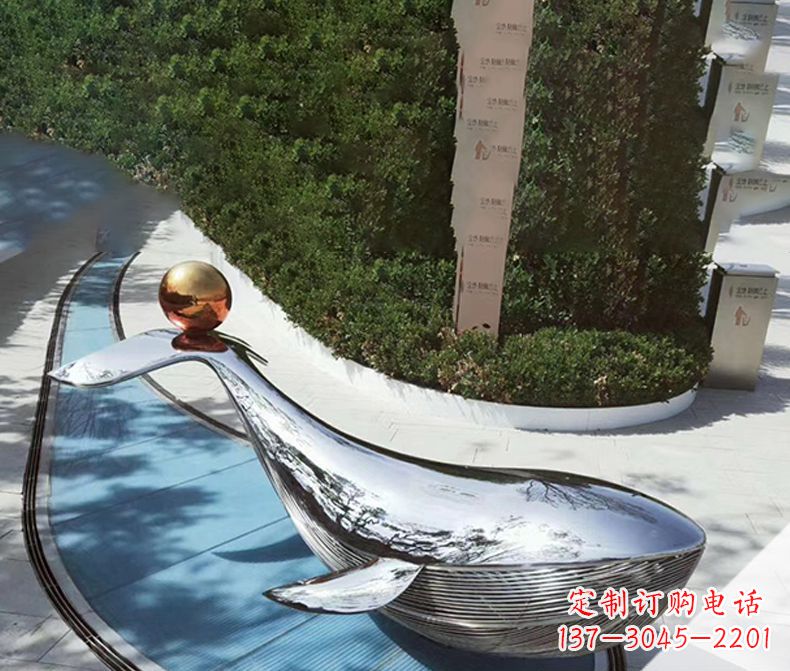太原镜面不锈钢海豚,一种质感的诠释