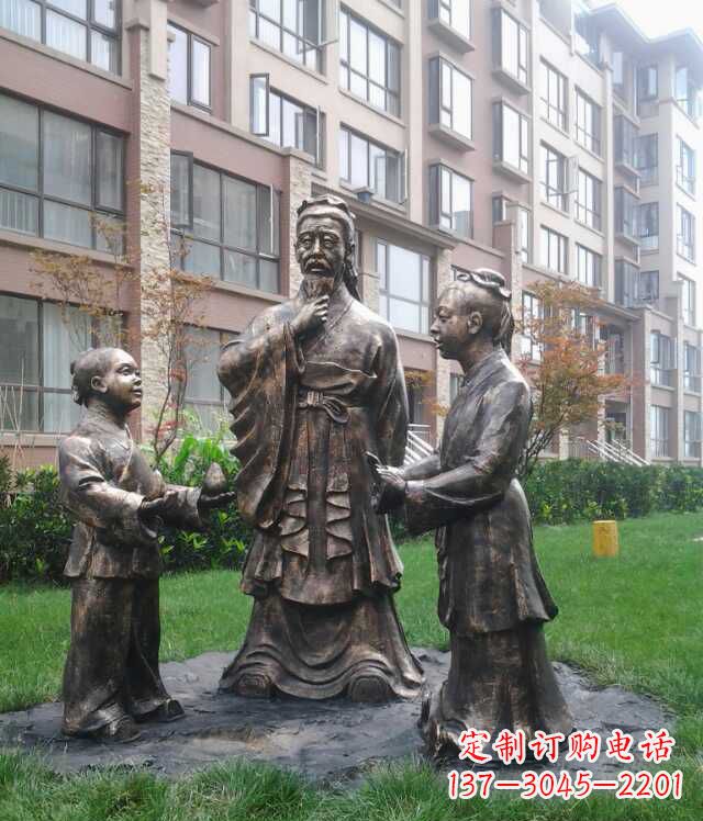 太原中领雕塑:让梨中古代人物雕塑定制服务