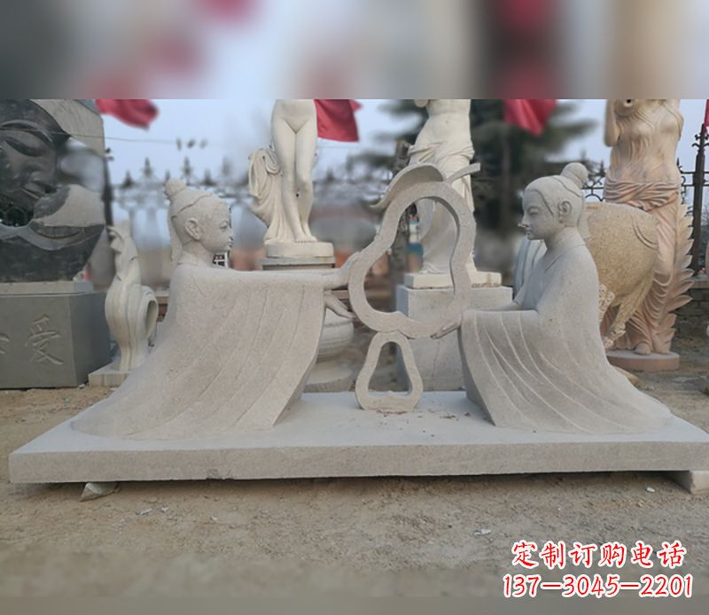 太原选择传统工艺,重现古代大臣孔融的精致雕塑