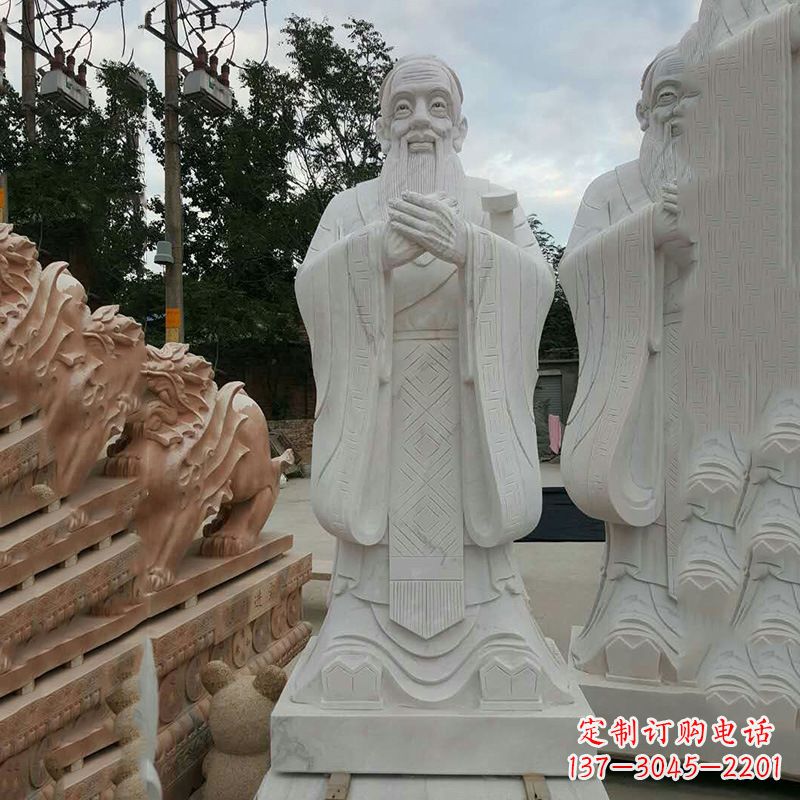 太原志在孔子——领雕塑定制孔子雕像