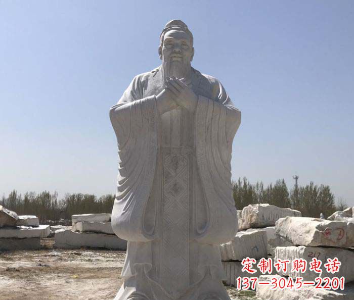 太原中领雕塑|传承古代精神:孔子雕塑