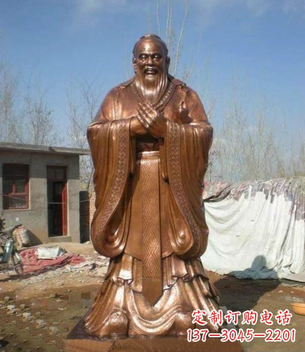太原精致铸造——领雕塑出品的孔子铜雕