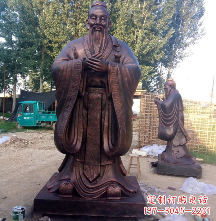 太原具有传奇色彩的孔子雕塑