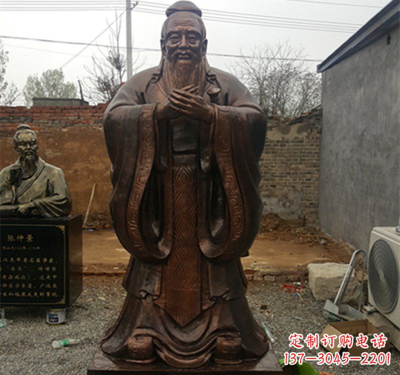 太原体现传统文化魅力精美孔子雕塑