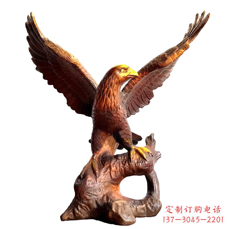 太原中领雕塑推出的老鹰展翅铜雕绝对是一件可以…