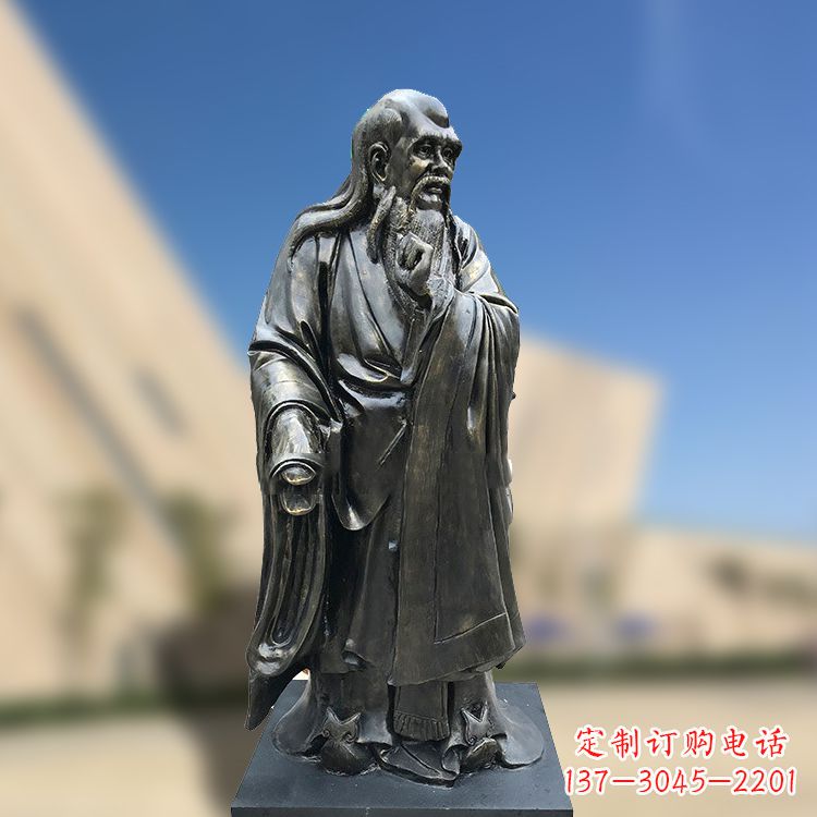 太原精美老子雕像,体现哲学思考之美