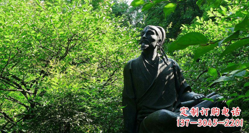 太原李白铜雕,精致细腻,让你收藏永不凋谢