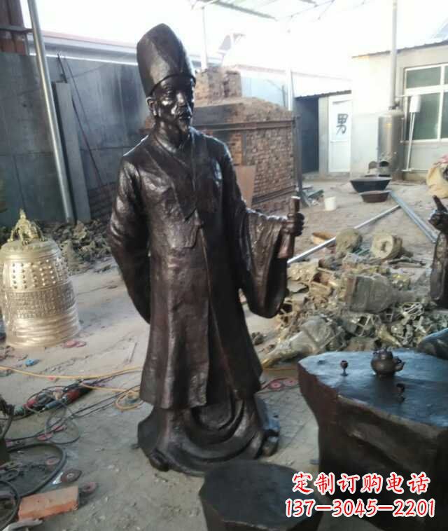 太原精美雕塑,展现古代名医李时珍的传奇