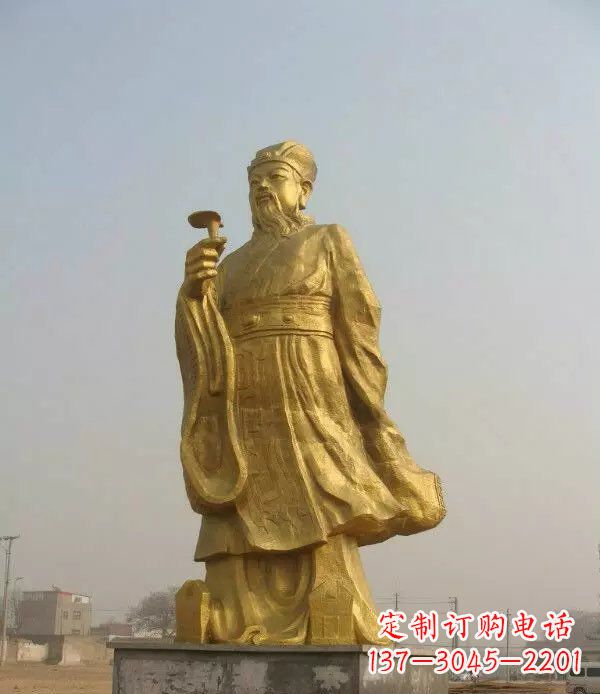 太原精美绝伦的李时珍铜雕