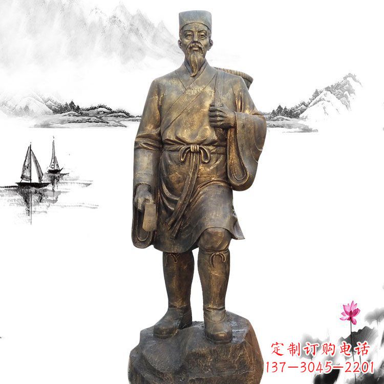 太原精美李时珍雕塑,为您的生活增添更多艺术色彩