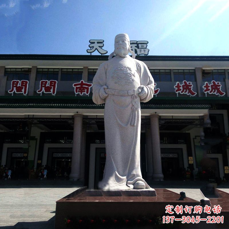 太原喜迎百年李世民白玉雕像