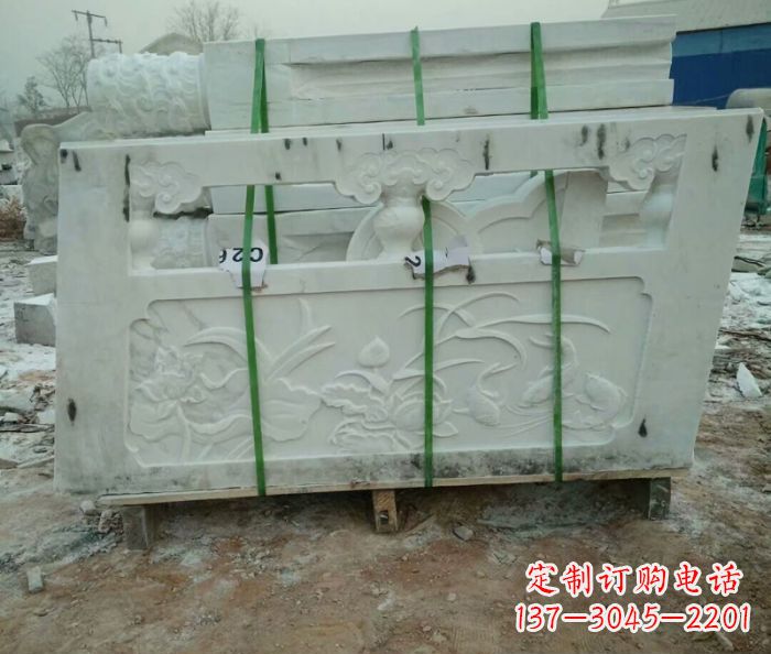 太原高端汉白玉栏板雕塑,精致装点你的空间