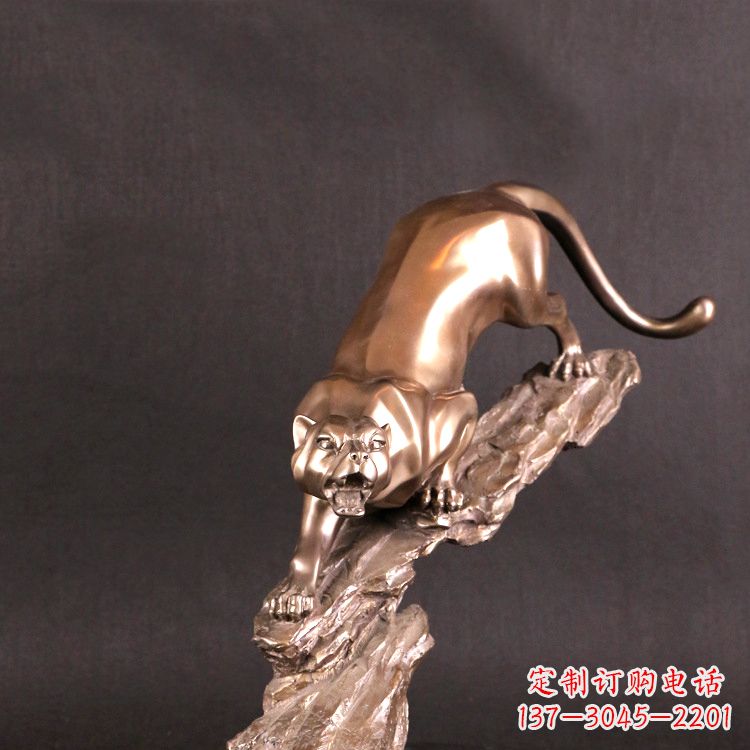 太原猎豹玻璃钢雕塑——高级定制精美雕塑