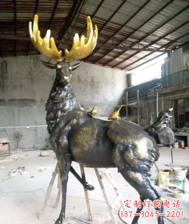 太原精美羚羊铜雕,打造您独一无二的家居装饰