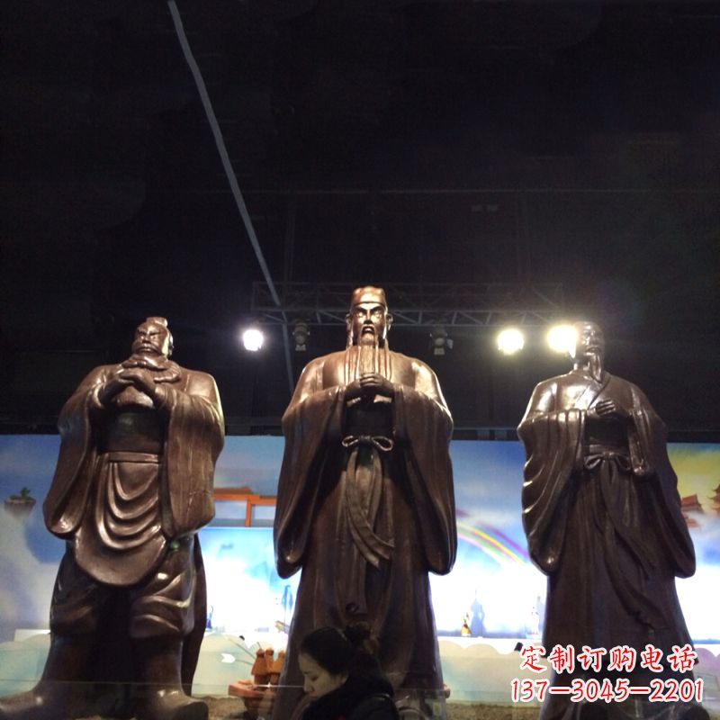 太原经典绝版,古代风靡,桃园三结义关羽雕塑