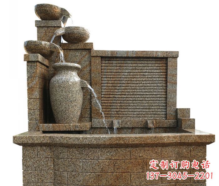 太原中领雕塑专业定制水槽庭院石雕摆件,它们是…