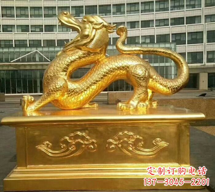 太原精致鎏金神龙魅力四射
