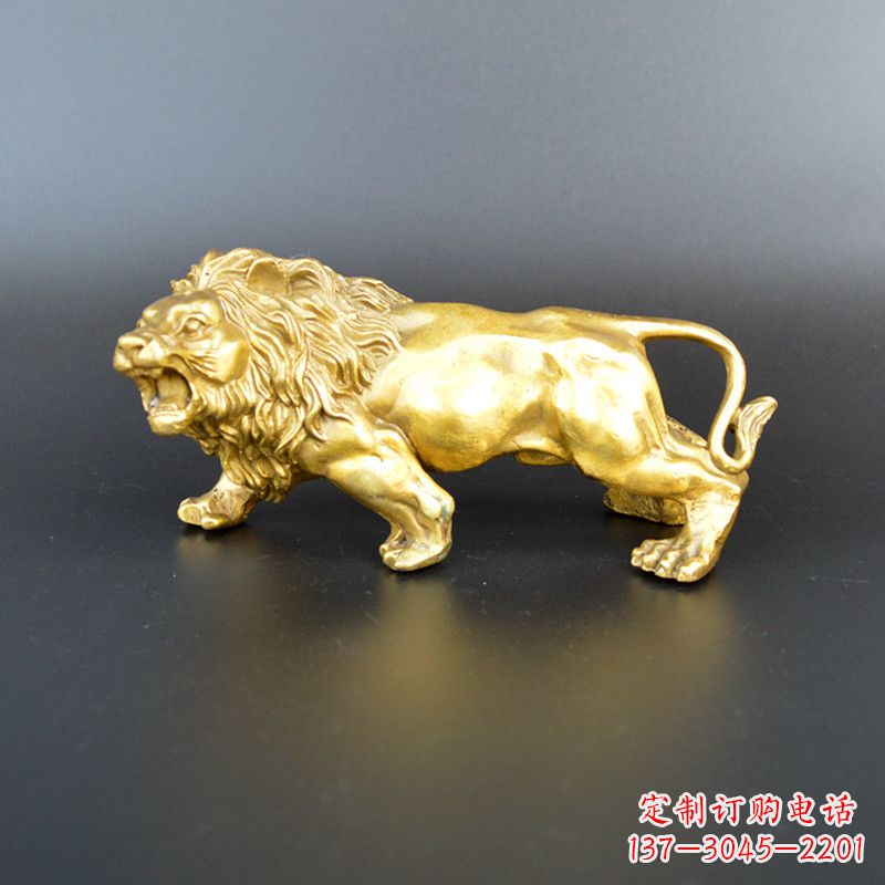 太原鎏金西洋狮子雕塑