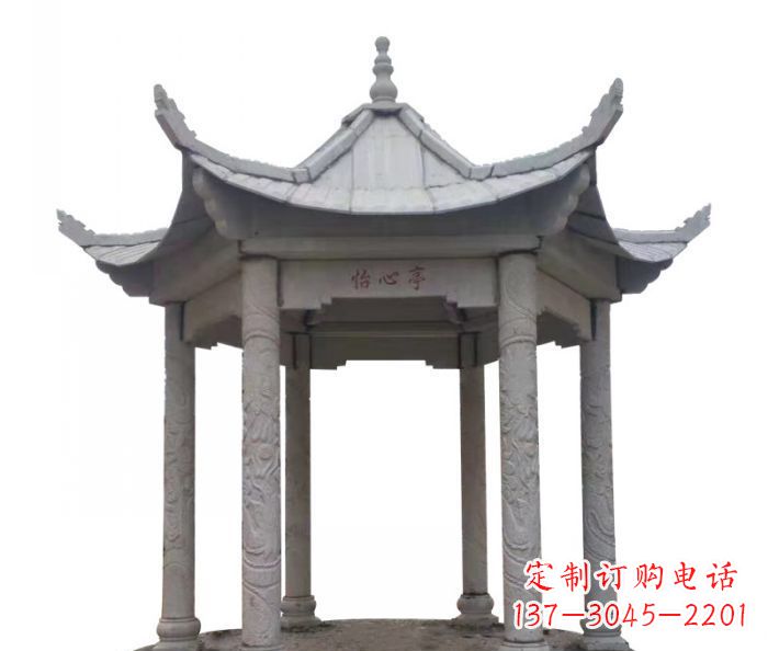 太原精美凉亭石雕–精细雕刻制作精致的艺术品