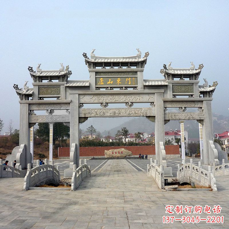 太原庐山大门石牌坊雕塑特色产品介绍