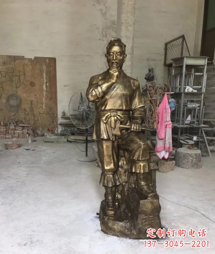 太原鲁班传世经典——铜雕塑