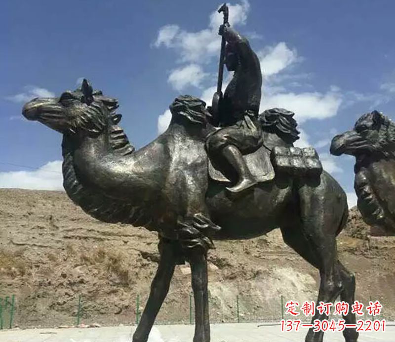 太原骆驼铜雕,雕塑定制制造商
