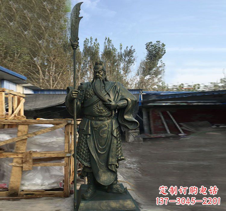 太原中领雕塑公司推出的关公铜雕,将给您的家和…