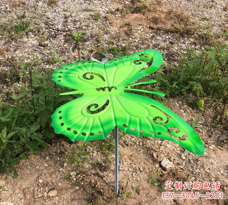 太原绿色不锈钢蝴蝶雕塑