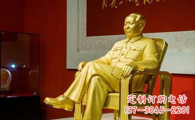 太原雕刻毛主席偉人銅像,傳遞壹代領袖偉大革命精神