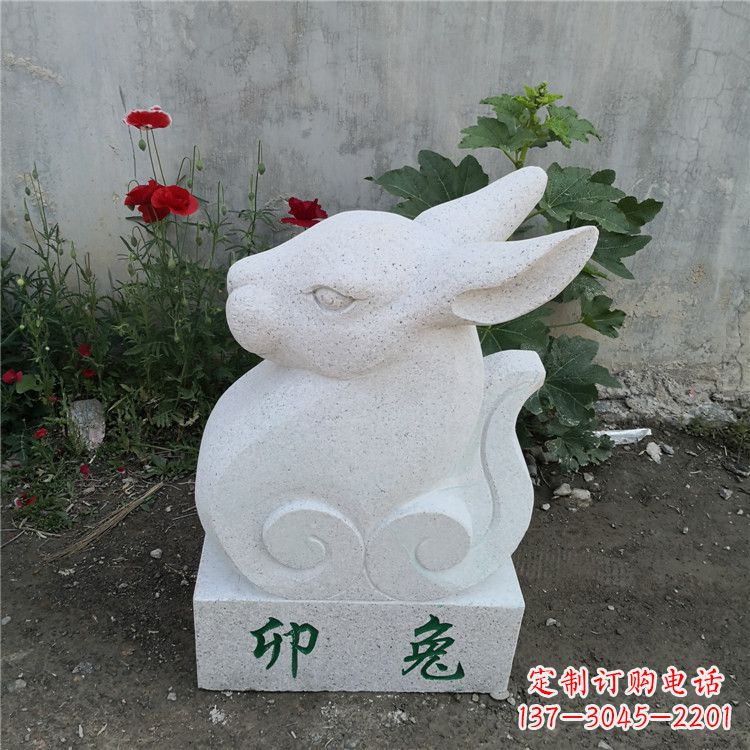 太原时尚汉白玉动物雕塑