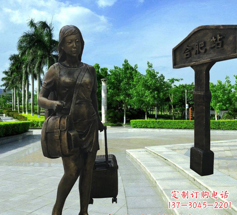 太原美女人物铜雕222