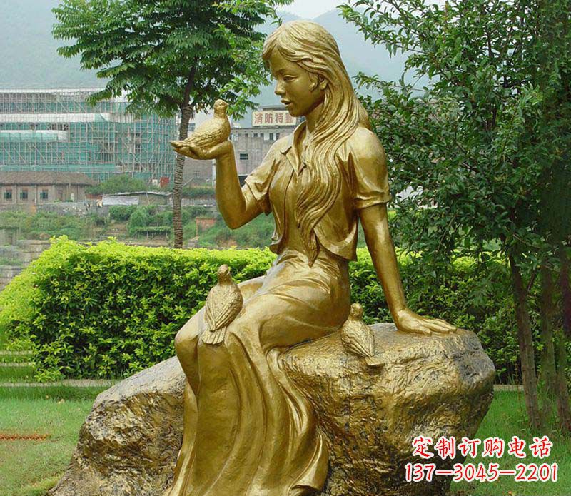 太原激发无限灵感的精美鸽子雕塑