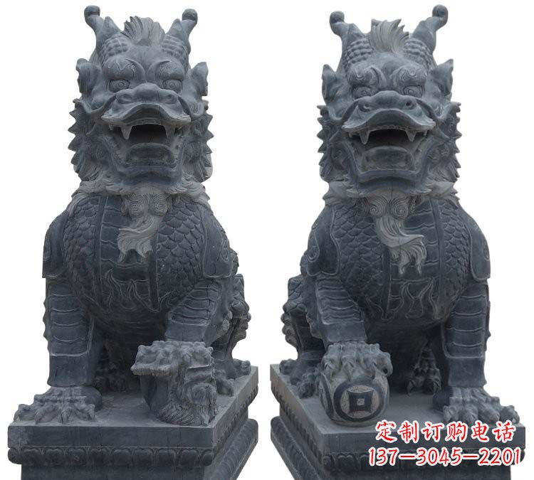 太原门口麒麟古代神兽石雕