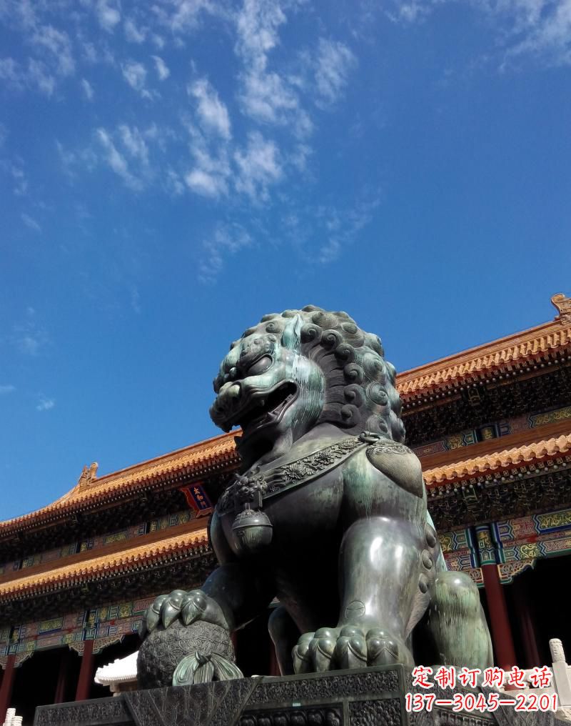 太原铜雕狮子,传承古典文化