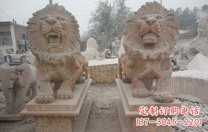 太原中领雕塑狮子雕塑给您带来动人心弦