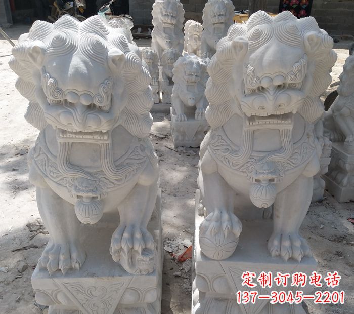 太原象征力量的狮子雕塑