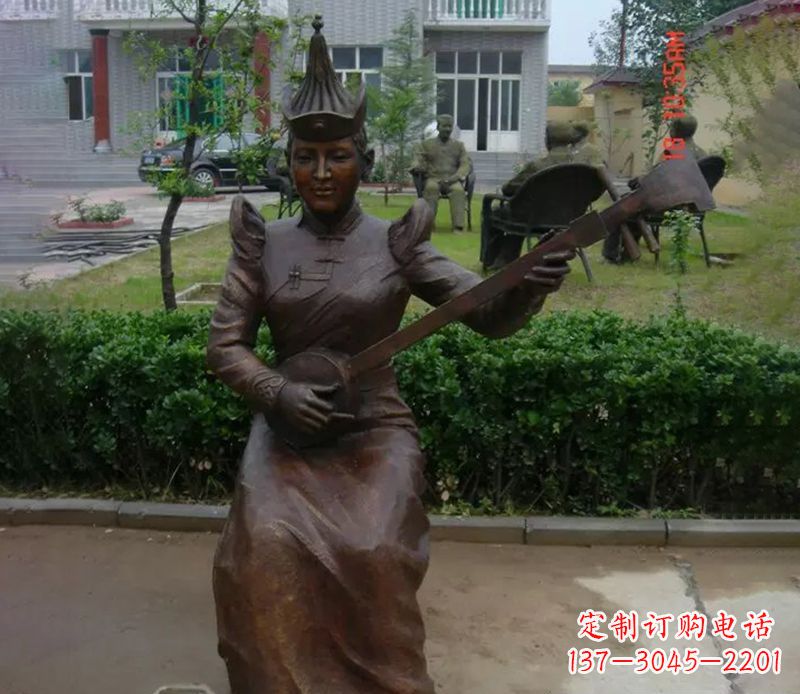 太原中领雕塑:激发女性精神魅力的铜雕塑