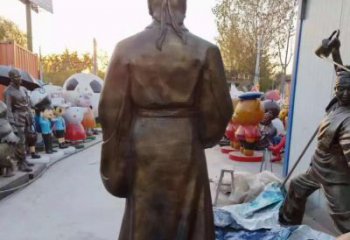 太原精美雕塑永流传——华佗名医铜雕（定制）