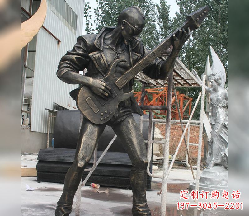 太原艺术化的铜雕吉他,给你不一样的审美体验