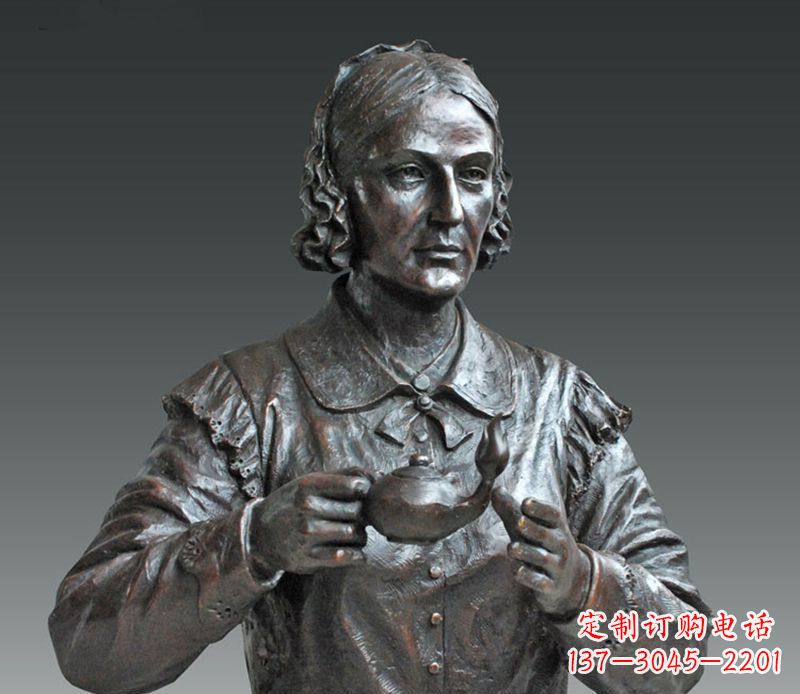 太原南丁格尔铜雕,尊贵雕塑定制