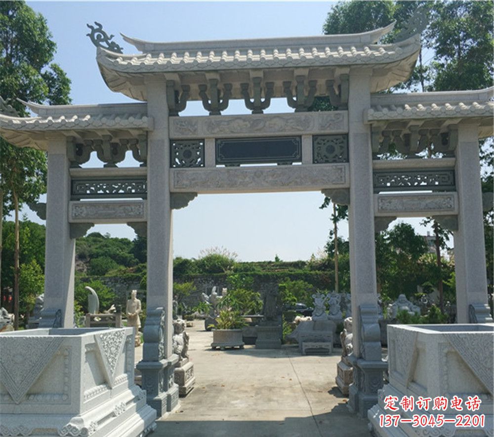 太原全国厂家特制农村石牌坊雕塑